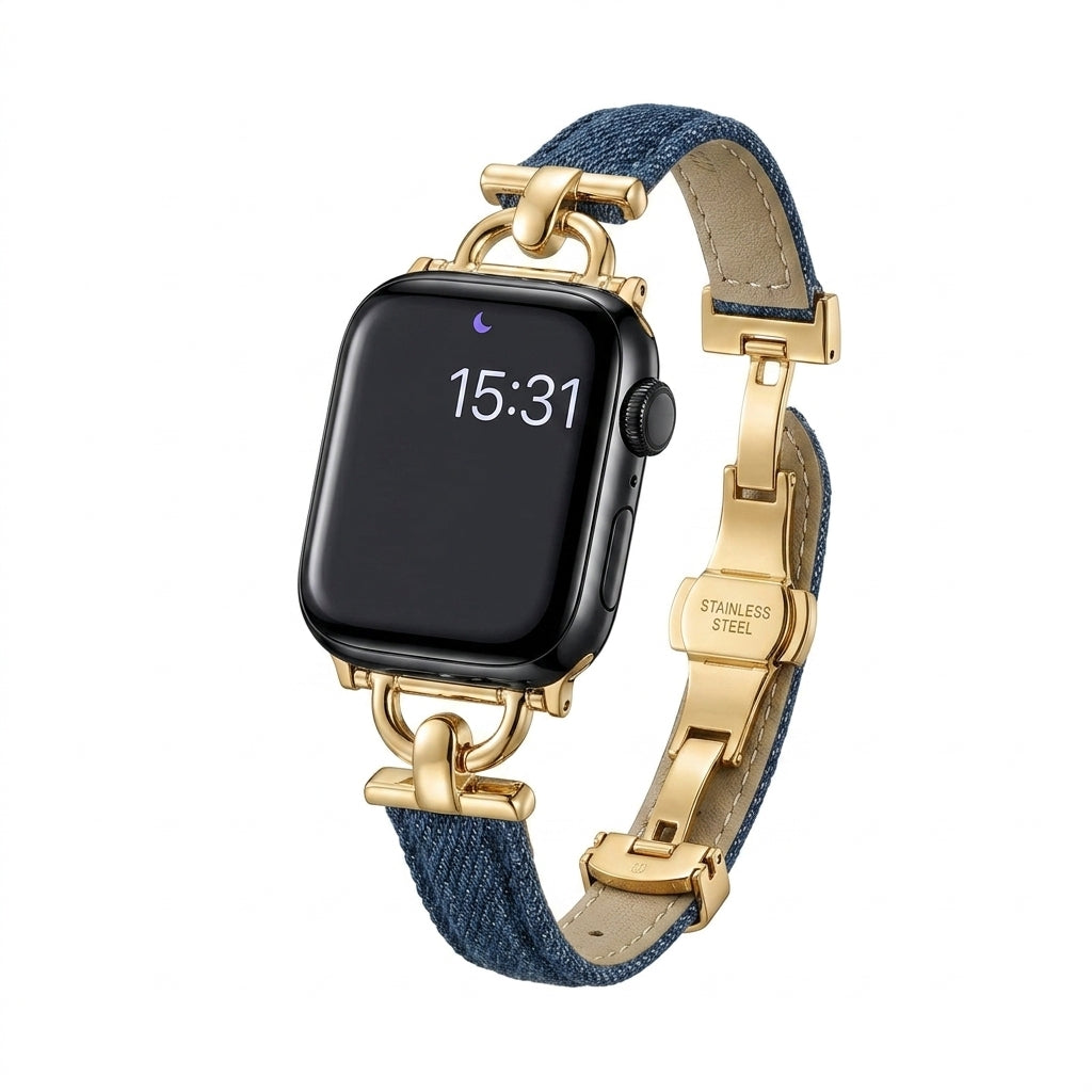 D Buckle Denim Band