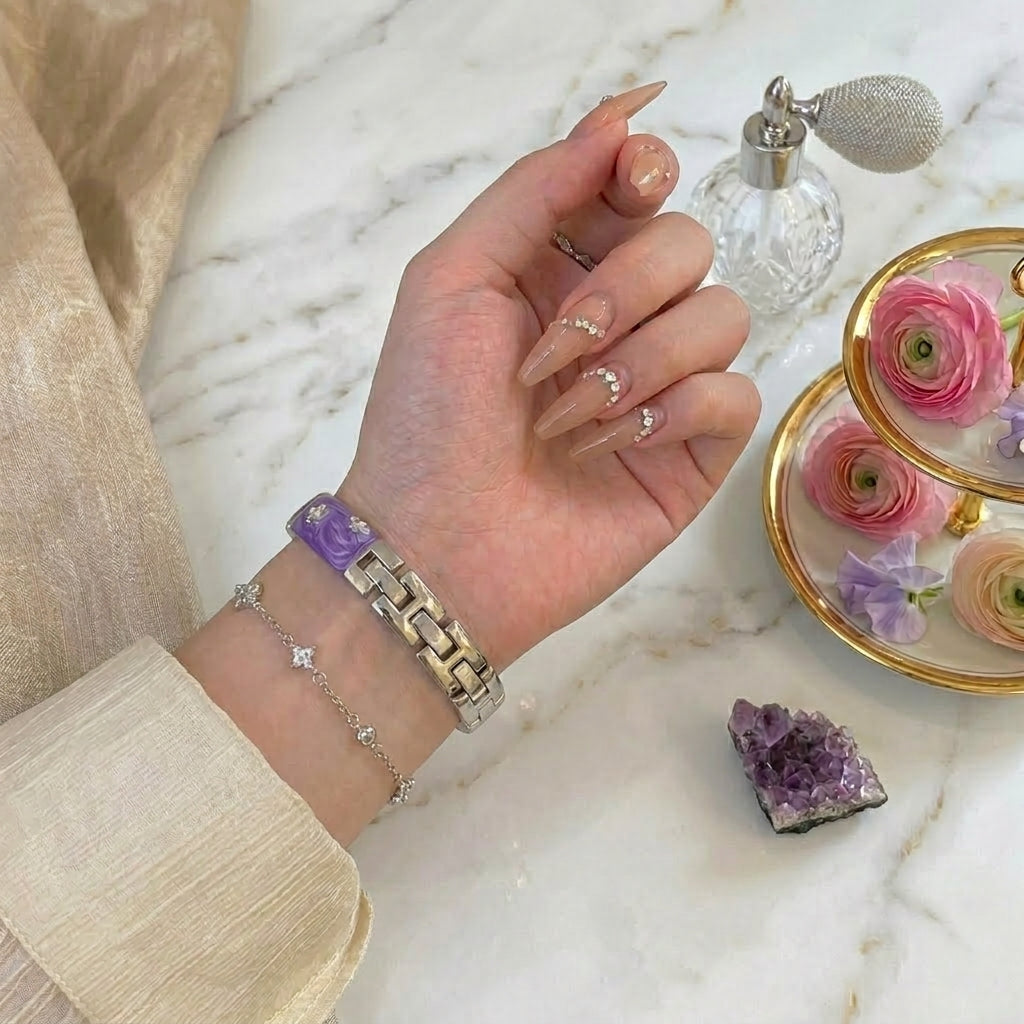 Flower Alloy Band