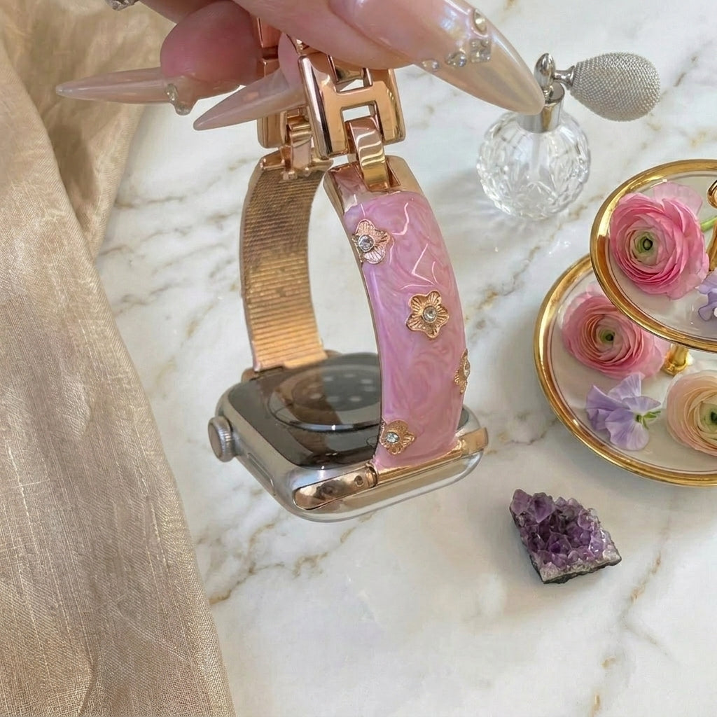 Flower Alloy Band